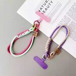 Phone Lanyard Manufacturer - OEM/ODM Simple Candy Colors Nylon Anti-lost
