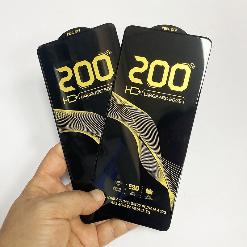 Screen Protector Manufacturer - OEM/ODM 200CC Large ARC 9H HD Tempered