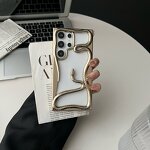 Phone Case Manufacturer - OEM/ODM Fashion 3D Snake Pattern Plating Hollow