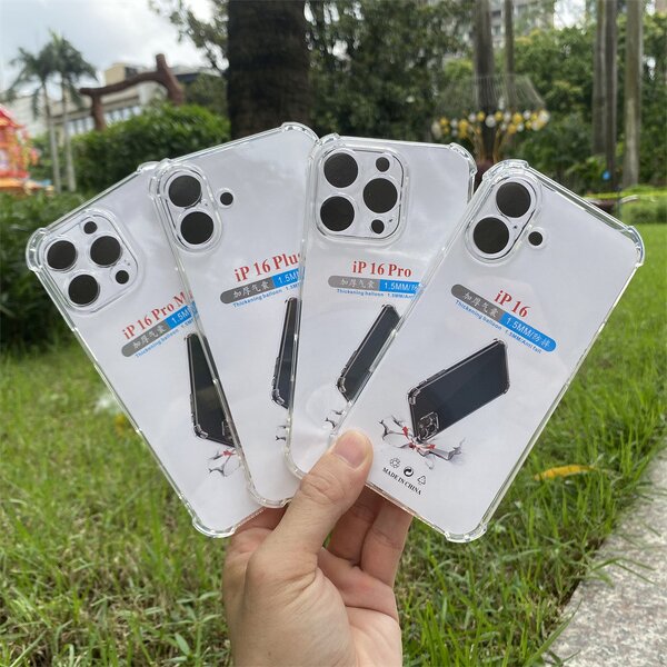 Phone Case Manufacturer - OEM/ODM Four Corners Anti-Fall Transparent TPU