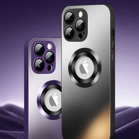 Phone Case Manufacturer - OEM/ODM Frosted Glass Show Logo Full Lens