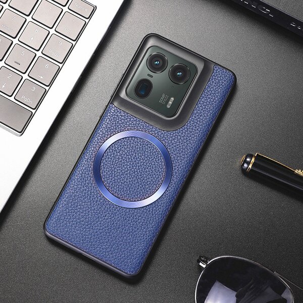 Phone Case Manufacturer - OEM/ODM Litchi Leather Skin TPU Frame With Metal