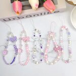 Phone Lanyard Manufacturer - OEM/ODM New Bow Pearl Bracelet Hand Woven
