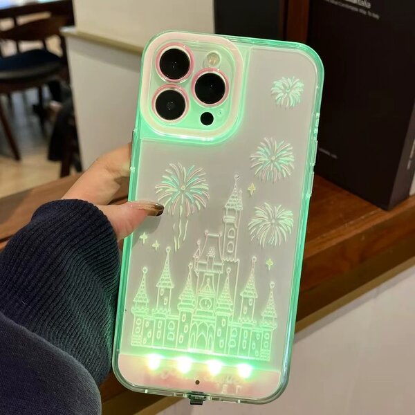 Phone Case Manufacturer - OEM/ODM Castle Calling LED Bling Glitter Hard
