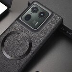 Phone Case Manufacturer - OEM/ODM Litchi Leather Skin TPU Frame for Moto