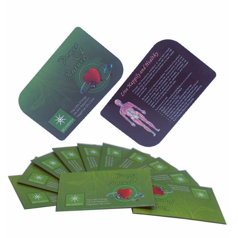 Custom Nano Health Card Supplier - Quantum Bio Negative Ions Scalar Japanese Tech