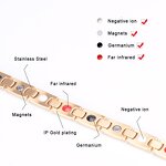 Japanese Energy Bracelet Factory - Stainless Steel Health Bracelets Women Jewelry