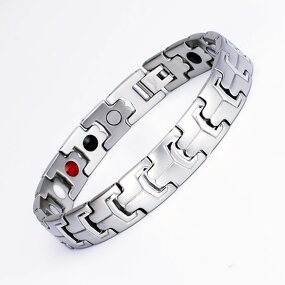Men's Genuine Bracelet Factory - Engravable Logo Stainless Steel Kinetic Energy