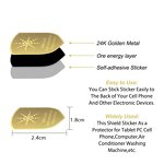 24K Gold Scalar Energy Chip Manufacturer - New Technology Against EMF 5G Sticker