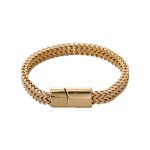 Rose Gold Bangle Bracelet Supplier - 18k Plated Stainless Steel Love Alloy Material