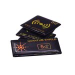 Quantum Shield Anti-Radiation Sticker Supplier - Rectangle Black Waterproof Mobile