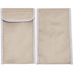 Signal Blocking Faraday Bag Manufacturer - 6.5inch Anti-hacking Rfid EMF Phone Pouch