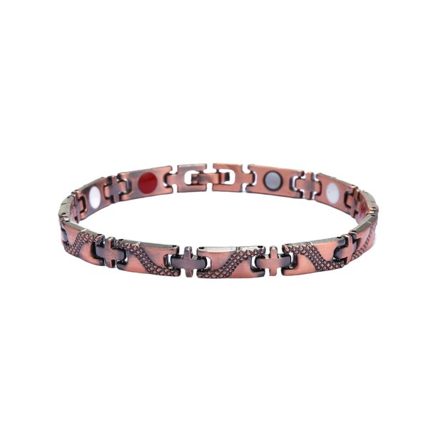 Bio Energy Bracelet Supplier - Hot Sell 4 in One Tourmaline FIR Quantum Magnetic