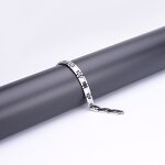 Magnetic Men Bracelet Manufacturer - Fashion Heartbeat Design Leather Punk Rock