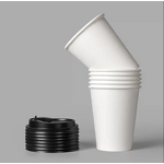 Disposable Paper Cup Supplier - 4-12oz Customized with Dome Lid