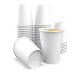 Paper Cup Factory - Wholesale White Saucers with Lids Single Wall Takeaway