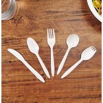 Cornstarch Cutlery Set Supplier - Bulk Box Spoon Fork Knife Biodegradable PSM