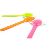 Mini Frozen Yogurt Spoon Supplier - Colorful Disposable PSM Food Grade Small Round