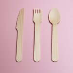 Mini Wooden Cutlery Set Supplier - Disposable for Parties Includes Spoon Fork Knife