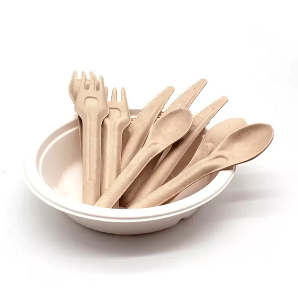 Bagasse Cutlery Sets Manufacturer - Eco-Friendly 100% Compostable for Camping