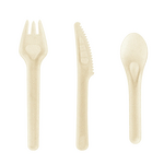 Bagasse Cutlery Set Factory - Disposable Biodegradable for Camping Fork Knife Spoon