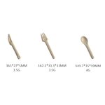 Bagasse Cutlery Set Supplier - Eco-Friendly Heavy Duty Heat Resistant for Camping
