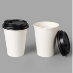 Disposable Paper Cup Supplier - 4-12oz Customized with Dome Lid