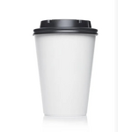 Paper Cup Factory - Wholesale White Saucers with Lids Single Wall Takeaway