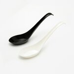Biodegradable Plastic Soup Spoon Factory - Wholesale Black Disposable for Takeaway