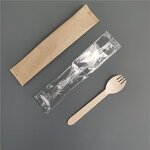 Wooden Cutlery Factory - Eco-Friendly Biodegradable Lightweight Spork for Parties