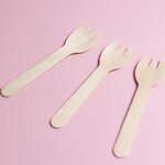 Christmas Wooden Spork Supplier - Dessert Cutlery for Restaurant Catering Party