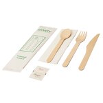 Birch Wood Cutlery Sets Manufacturer - Wholesale Custom 160MM Biodegradable OEM