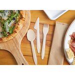 Birch Wood Cutlery Set Supplier - Eco Friendly Custom Logo Biodegradable Party