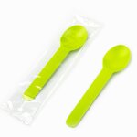 Yogurt Ice Cream Spoon Factory - Hot Sale Biodegradable Cornstarch Party Modern