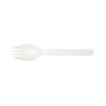 CPLA Spork Supplier - 6 Inch Compostable Eco-Friendly Plant-Based for Camping