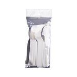 PLA Cutlery Supplier - Bulk Packaged Disposable 7" Fork Spoon Knife Boxed