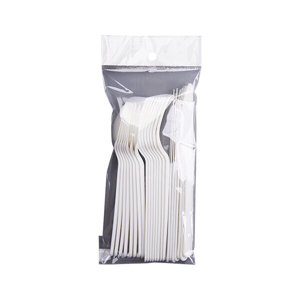 PLA Cutlery Supplier - Bulk Packaged Disposable 7" Fork Spoon Knife Boxed