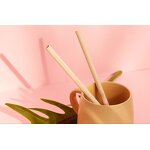 Tea Fiber Bamboo Straw Manufacturer - Biodegradable Organic 20cm Reusable Natural