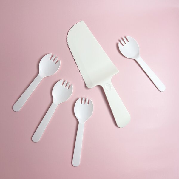 CPLA Cake Cutlery Set Factory - 100% Compostable Modern for Party Use