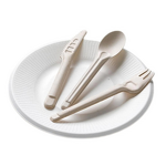 Bagasse Cutlery Set Factory - Disposable Biodegradable for Camping Fork Knife Spoon