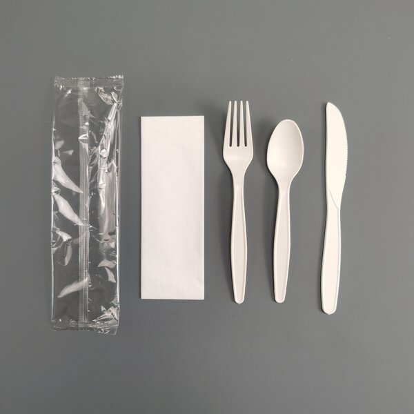 PSM Biodegradable Cutlery Set Supplier - Cornstarch Inflight Catering Compostable