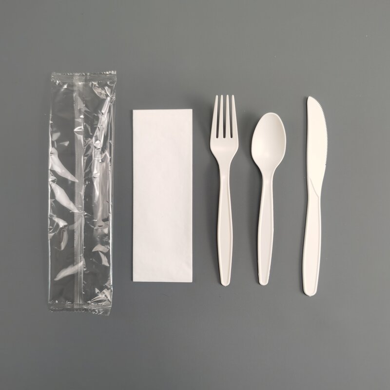 PSM Biodegradable Cutlery Set Supplier - Cornstarch Inflight Catering Compostable
