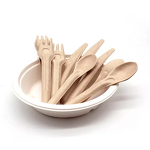 Bagasse Fiber Cutlery Factory - Degradable Natural Biological Compostable Fork