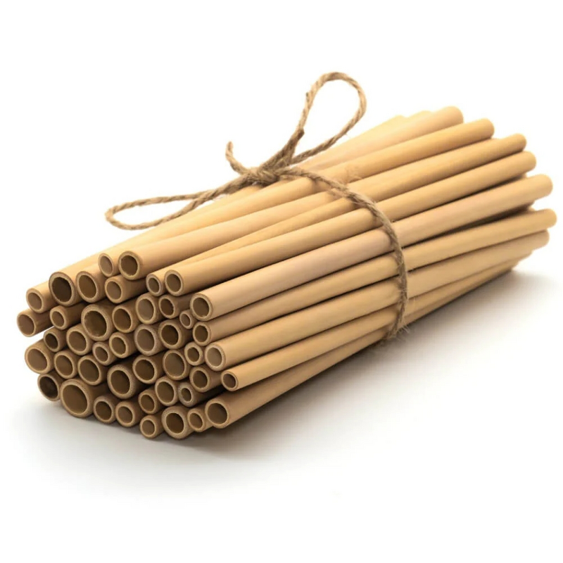 Tea Fiber Bamboo Straw Manufacturer - Biodegradable Organic 20cm Reusable Natural