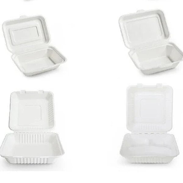 Bagasse Lunch Box Supplier - Wholesale Food Grade Biodegradable Clamshell