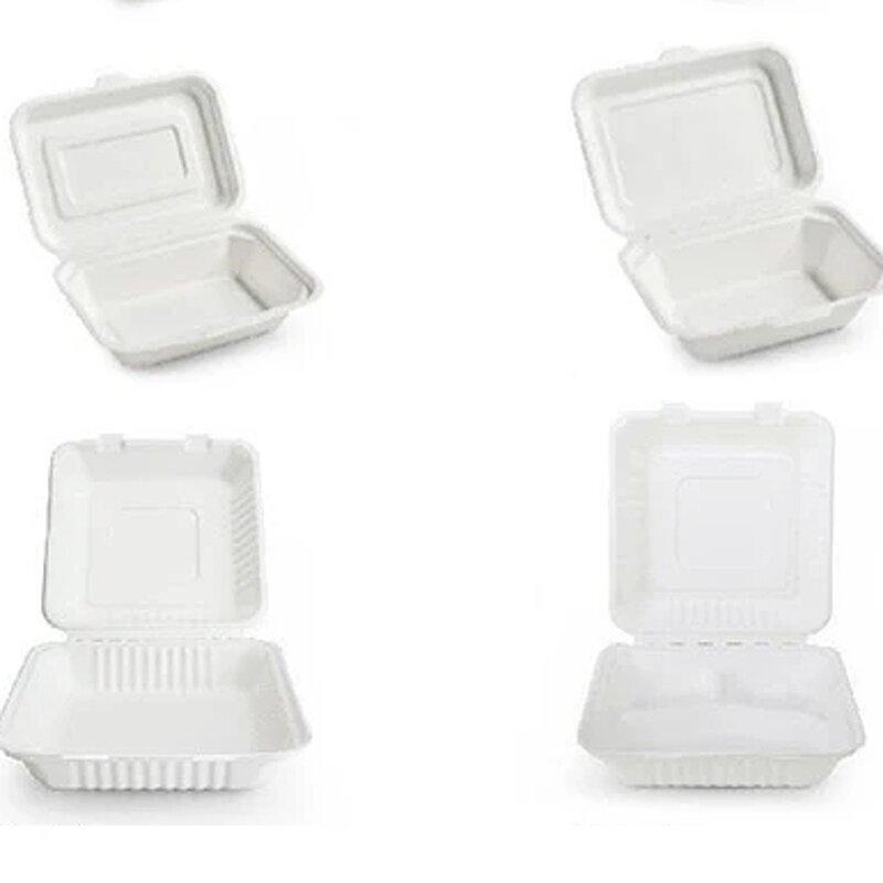 Bagasse Lunch Box Supplier - Wholesale Food Grade Biodegradable Clamshell