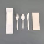Cornstarch Airline Catering Set Supplier - Food Grade Disposable Light Weight PSM