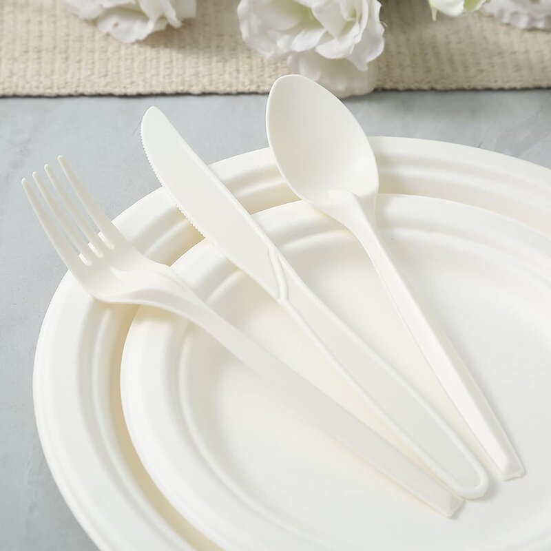 Disposable Fork Supplier - High Quality 17cm Factory-Supplied Cornstarch Cutlery