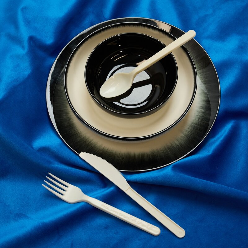 PHA Disposable Cutlery Supplier - Home Compostable Eco-friendly Marine Safe 7 Inch