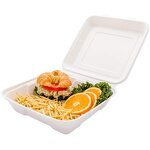Bagasse Hamburger Box Supplier - Biodegradable Food Container Take Away Lunch Packing